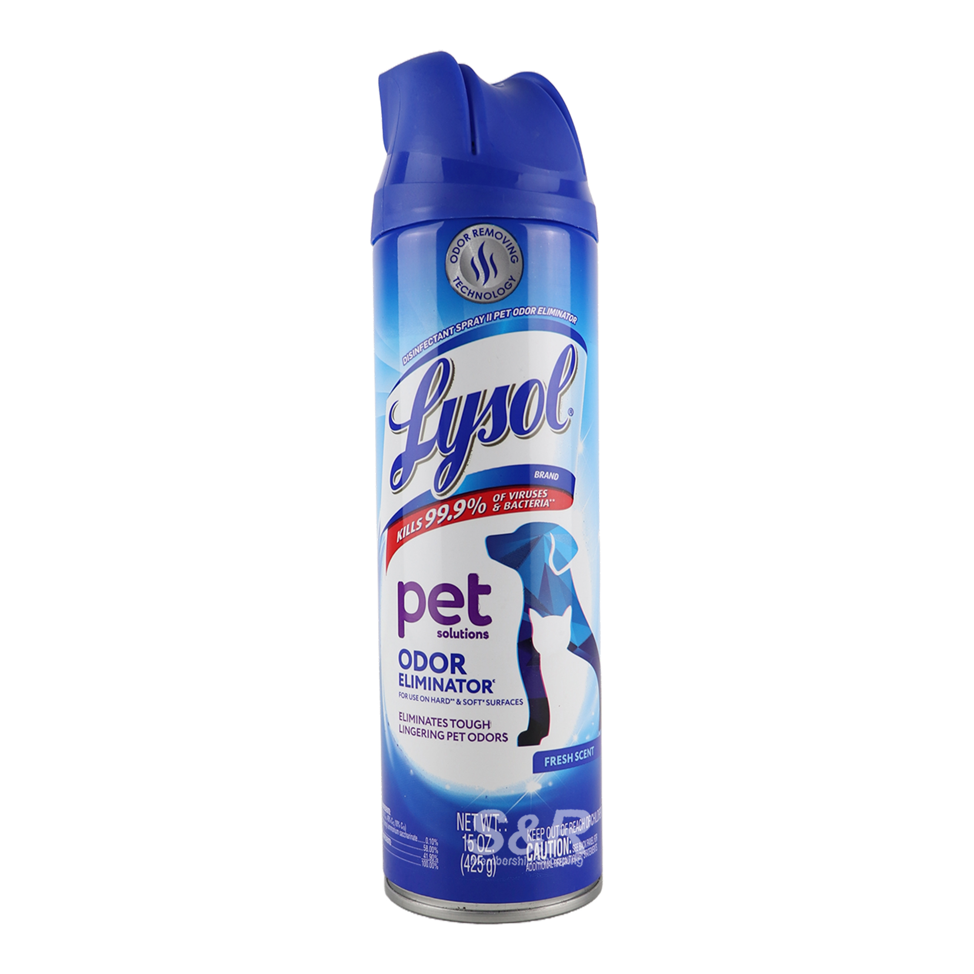 Lysol Disinfectant Spray Pet Odor Eliminator Fresh Scent 425g Lysol Disinfectant Spray Pet Odor Eliminator Fresh Scent 425g